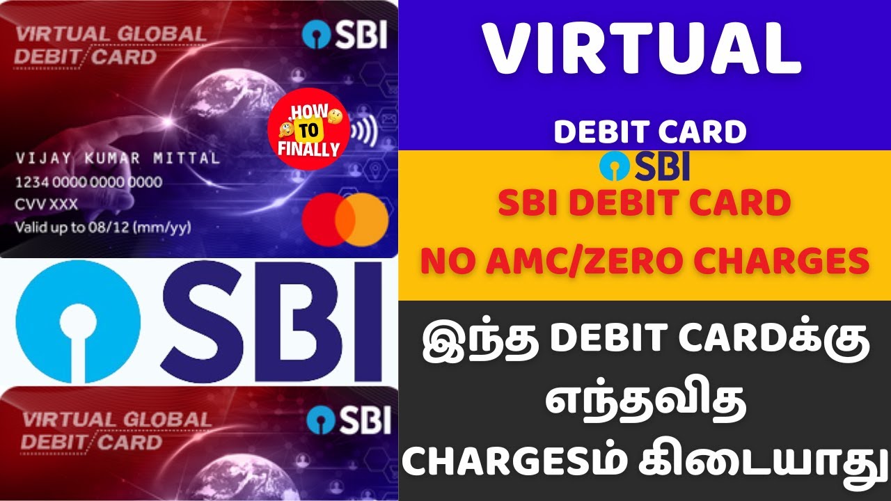 SBI Virtual Debit Card | State Bank Of India Virtual Debit Card | ATM Card with NO AMC Charges