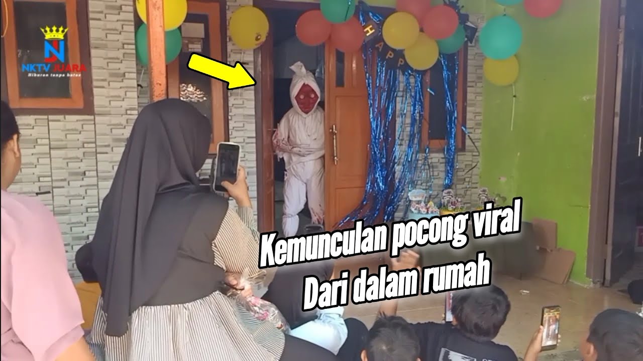 Full atraksi pocong viral Alun alun Puspawangi Indramayu joged dj di Acara ulang tahun