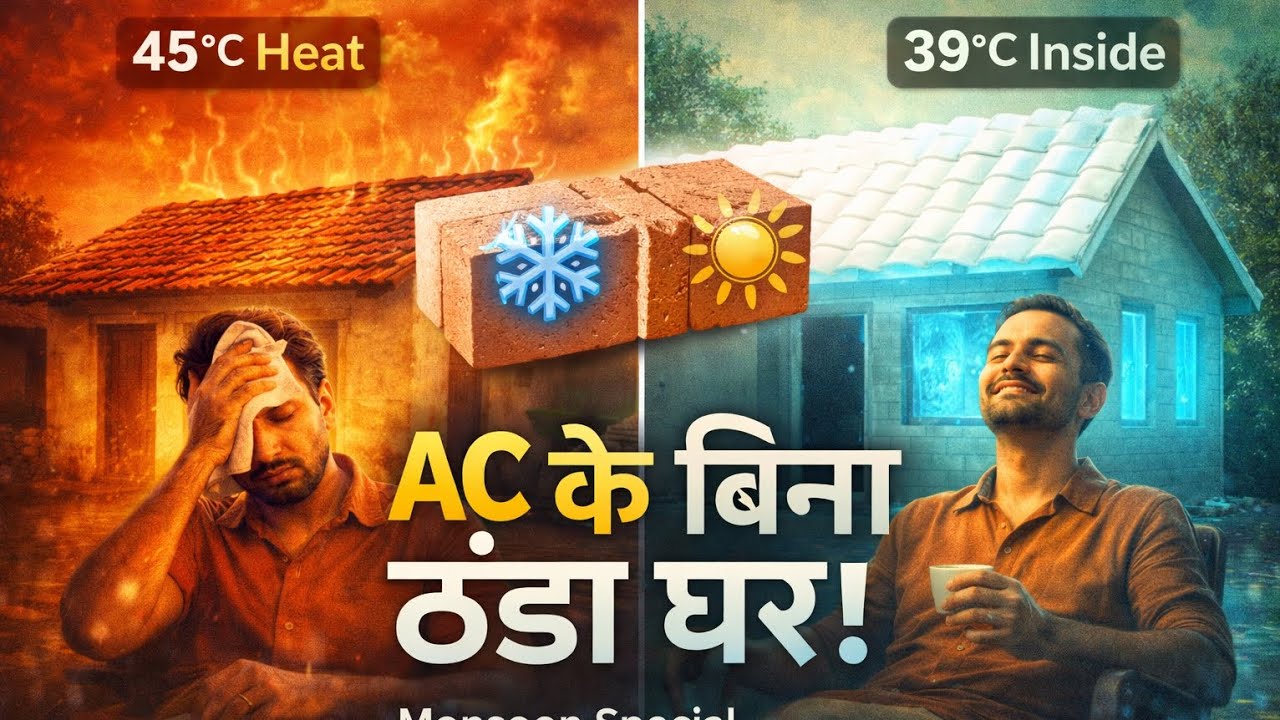 AC नहीं, ये ईंट घर ठंडा करती है | Cool Roof Blocks Business A to Z