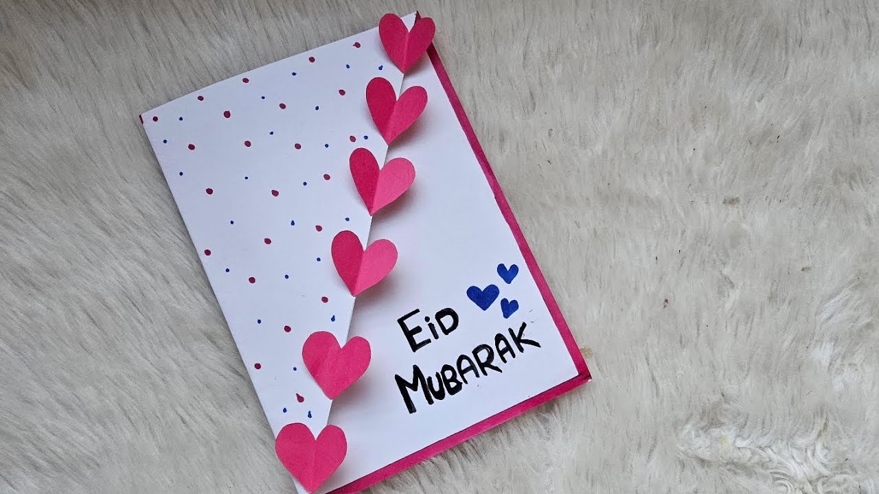 Eid Mubarak greeting card &bull; Eid Mubarak making ideas easy &bull; Eid card Design &bull; Eid card drawing 2025