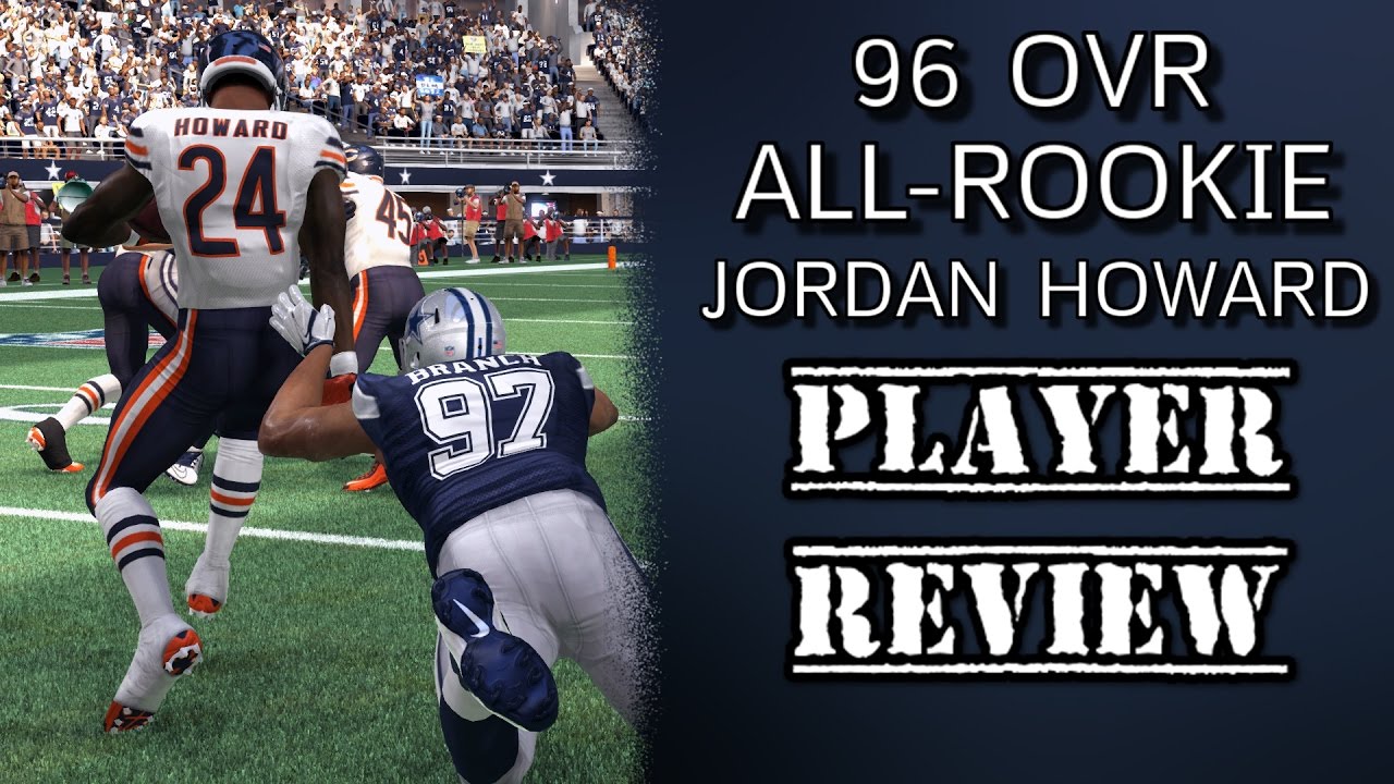 96 OVR All-Rookie Jordan Howard | Player Review | Madden 17 Ultimate Team Gameplay | MUT 17