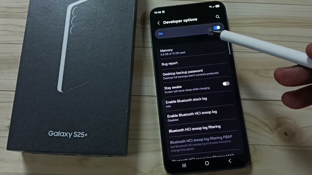 Samsung Galaxy S25/S25 Plus | Как включить/выключить параметры разработчика | Активация/отключение