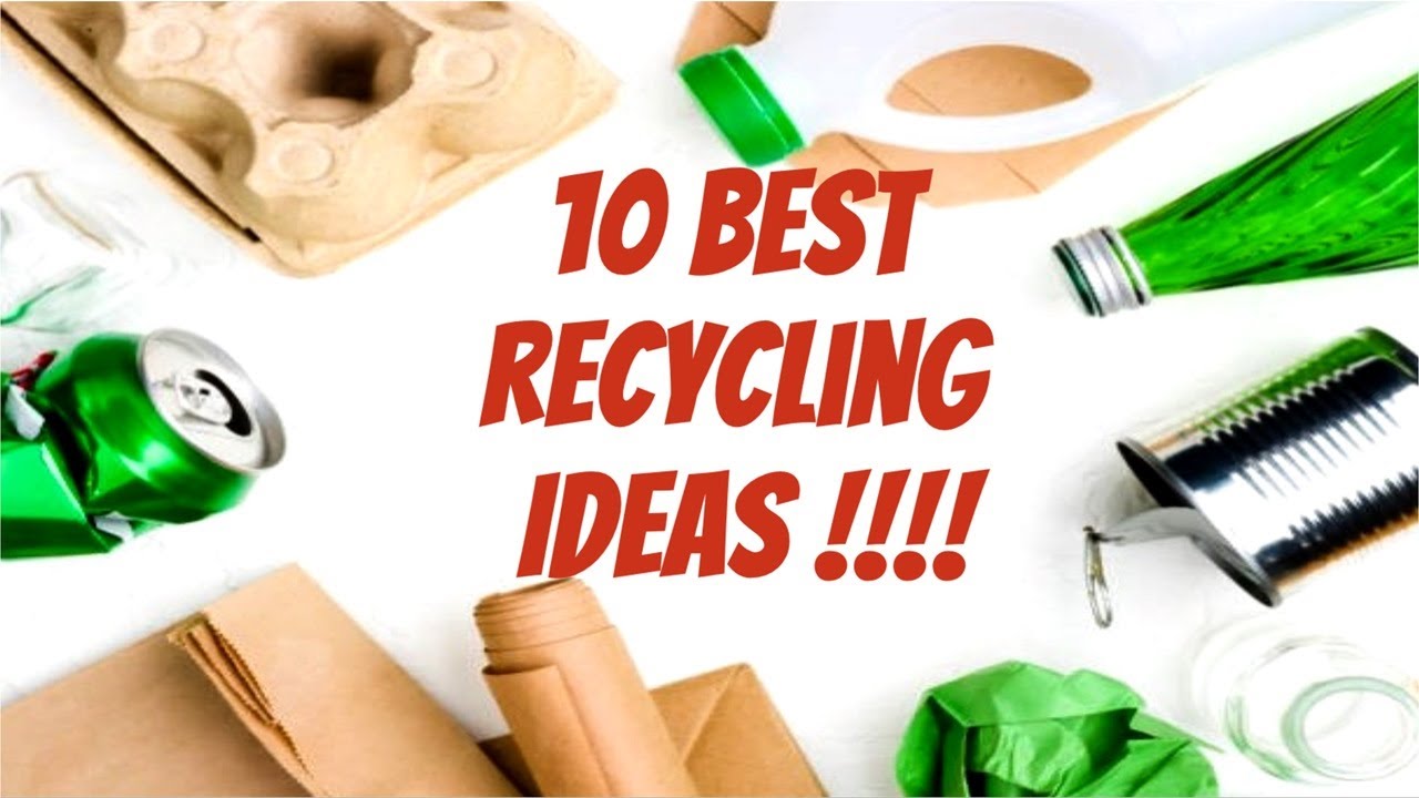 10 Best Useful Recycled Home Projects / Crafts Out Of Recycled Materials