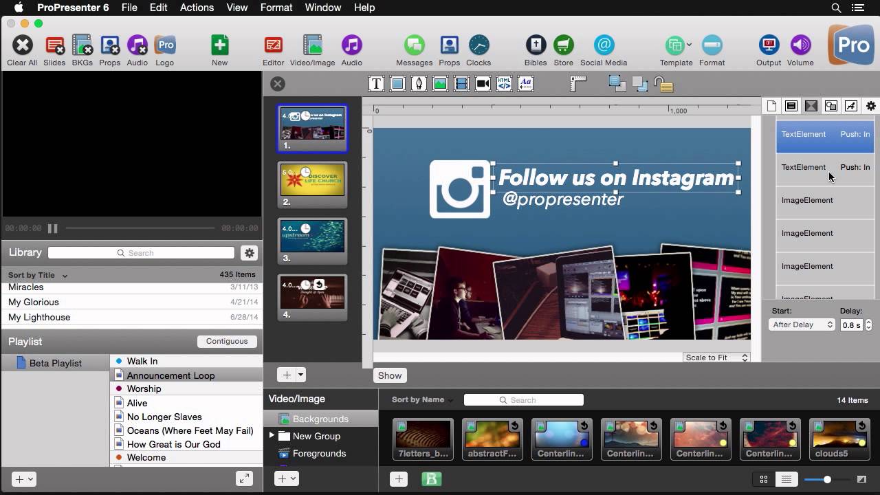 ProPresenter 6: New Features