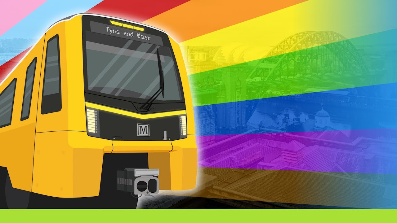 Designing a Pride Train For the Tyne and Wear Metro