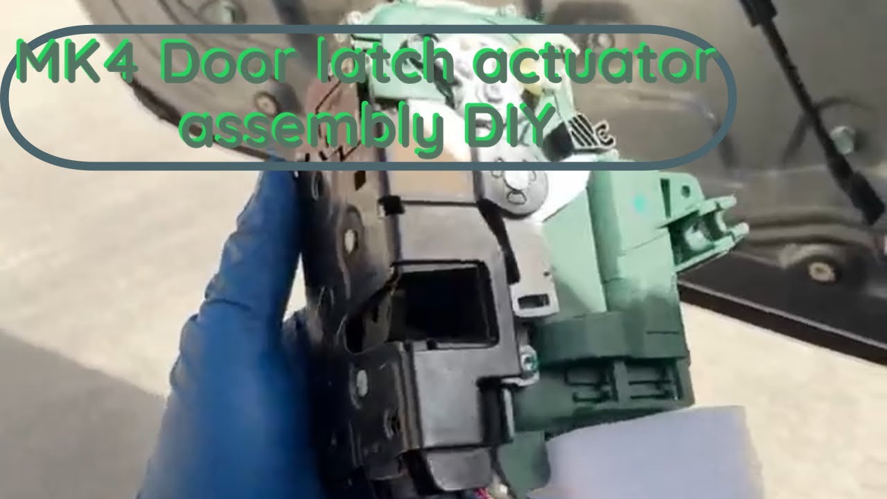 MK4 Golf Door latch actuator assembly #diy #volkswagen #vwgolf