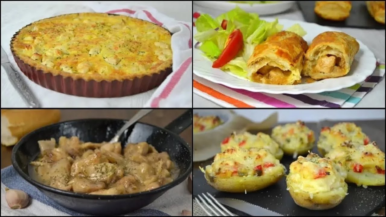 4 Cenas fáciles y ricas ¿Cuál te apetece probar?