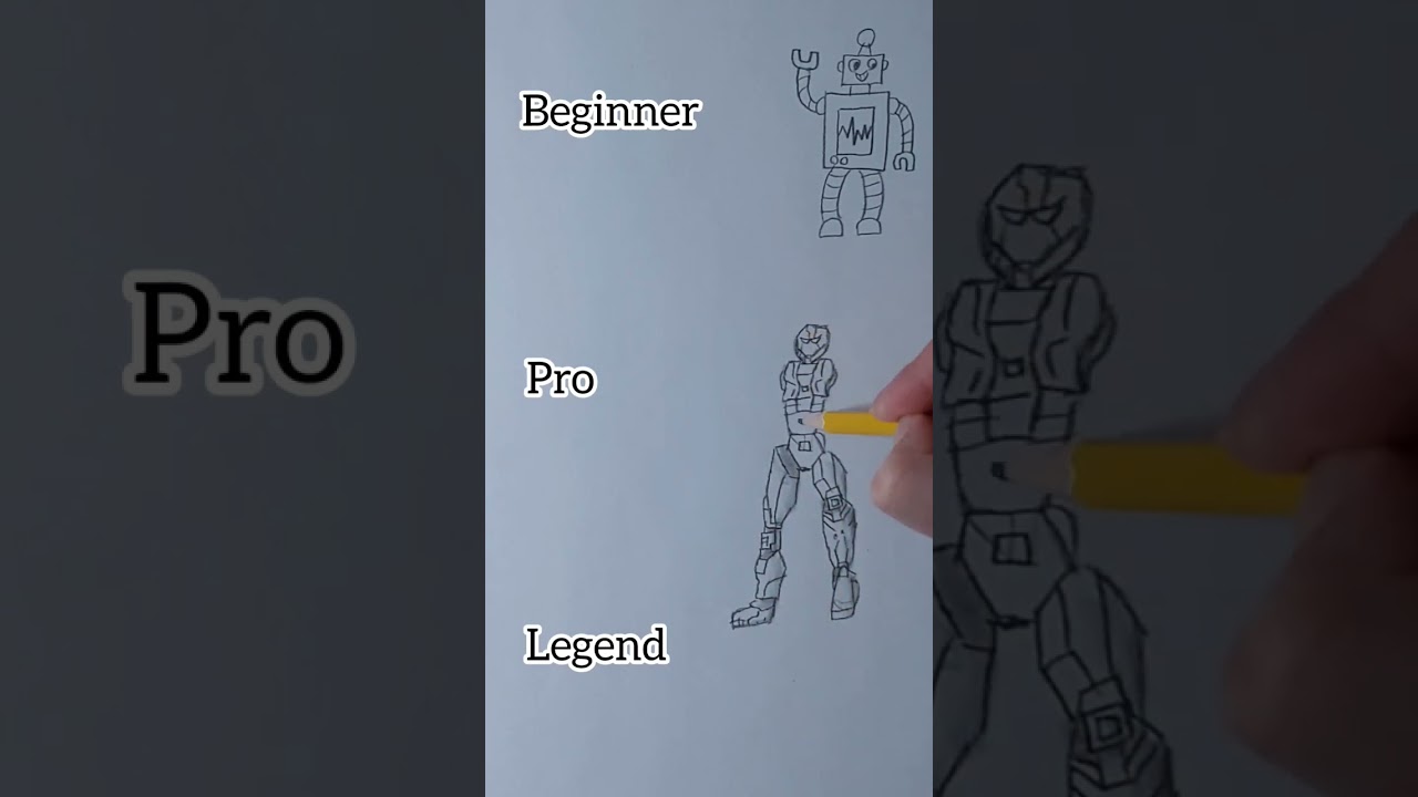 Drawing a robot 🤖💫