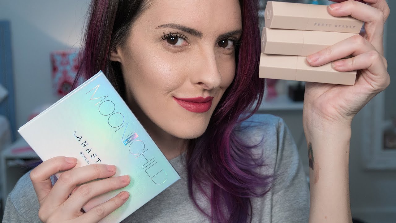 TESTANDO LAN&Ccedil;AMENTOS DE MAQUIAGEM GRINGA (fenty, kat von d, anastasia e mais) - Karen Bachini