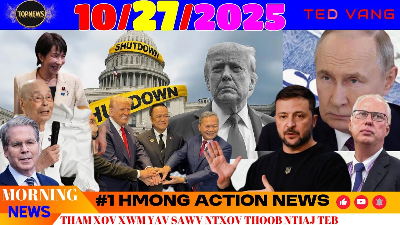 10/27/2025 SPECIAL EDITION🚫HUAB TAIS JAPAN TOS TXAIS TRUMP, TXO TARIFFS, HAMAS, CHINA, SNAP, JOBS,