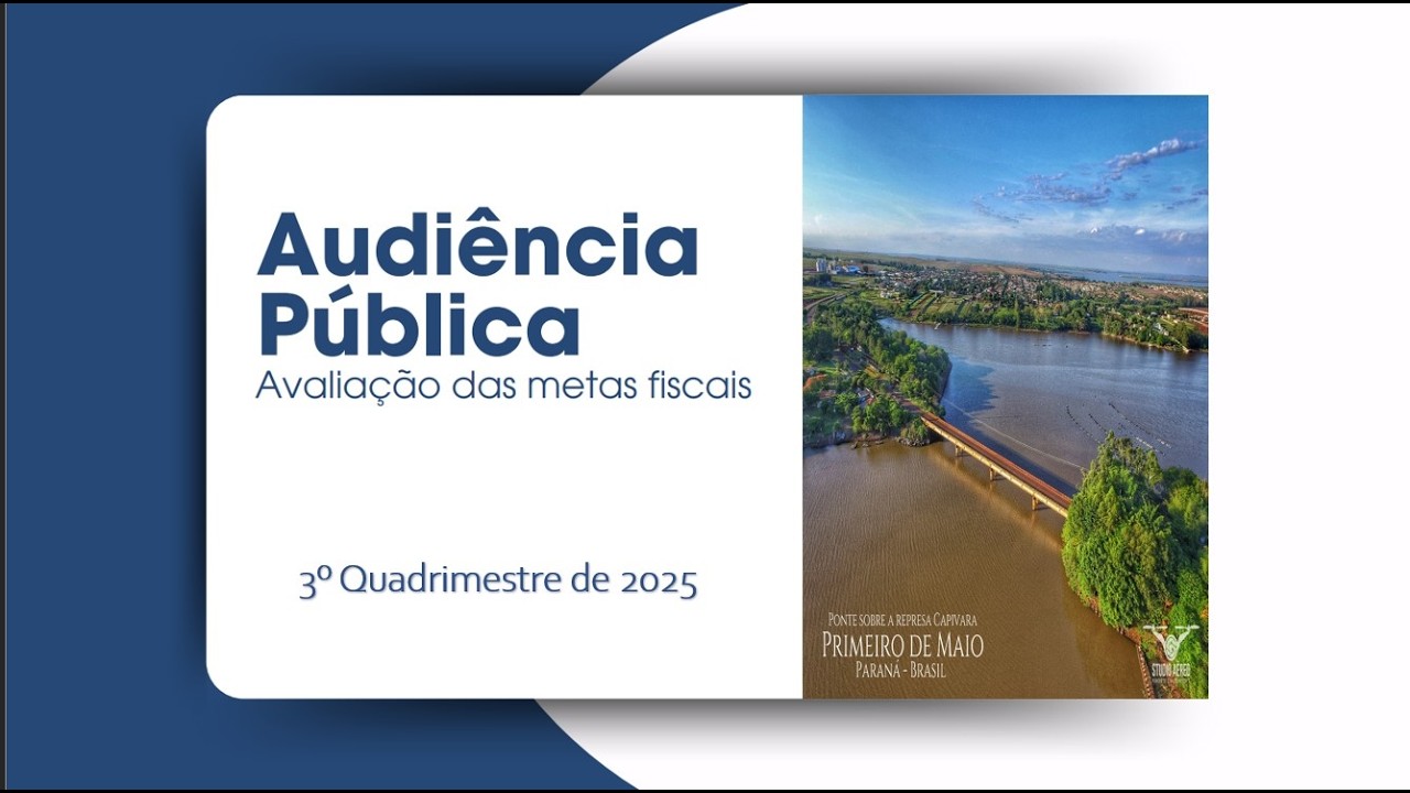 Audiência Pública 3° Quadrimestre de 2025