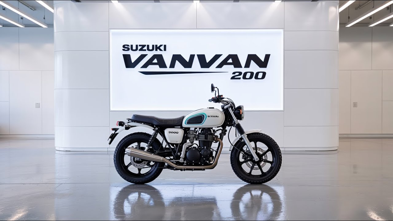 Наконец-то представлен Suzuki VanVan 200 2026 года: ретро сочетается с современностью в стиле!
