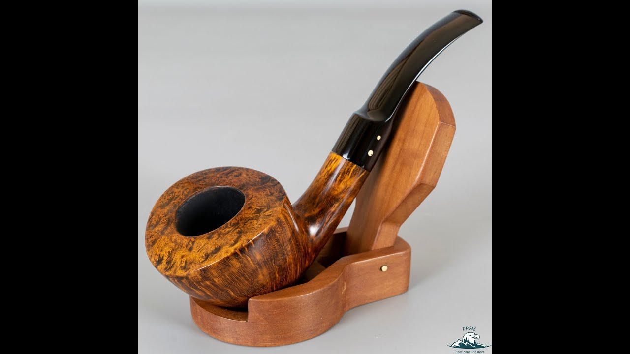 Rare Artisan Klaus Bittner Smooth Freehand Straight Grain