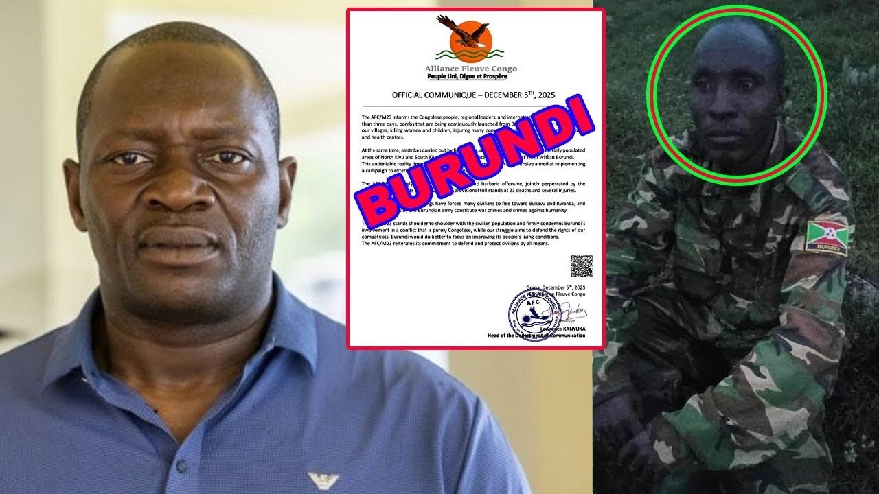 INKURU IZINDUTSE🚨M23 YAHAYE ISOMO RIKOMEYE ABARUNDI/BISIMWA YEMEZAKO BACUKURA ZAHABU YA CONGO!