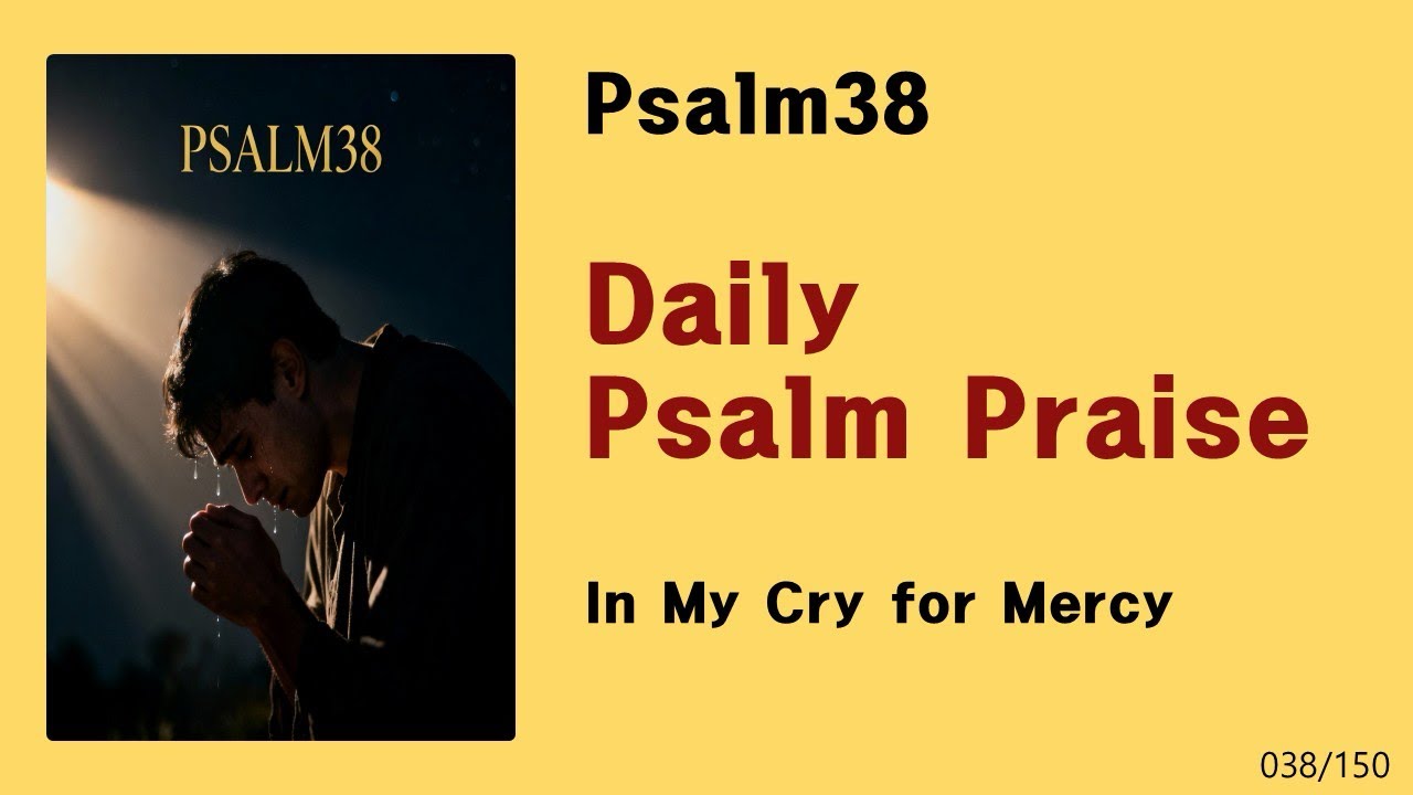 [Daily Psalm Praise] Psalm38-In My Cry for Mercy
