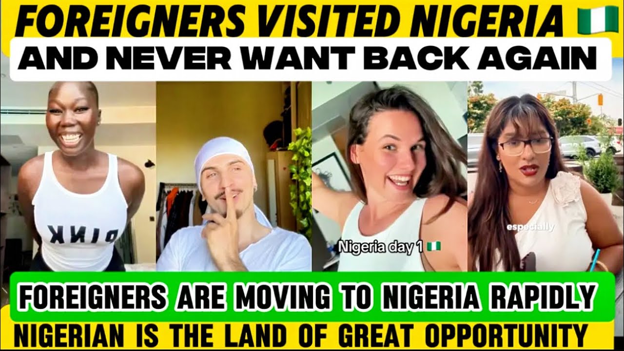 Foreigners are moving to Nigeria 🇳🇬 rapidly because they are getting so much opportunity in Nigeria.