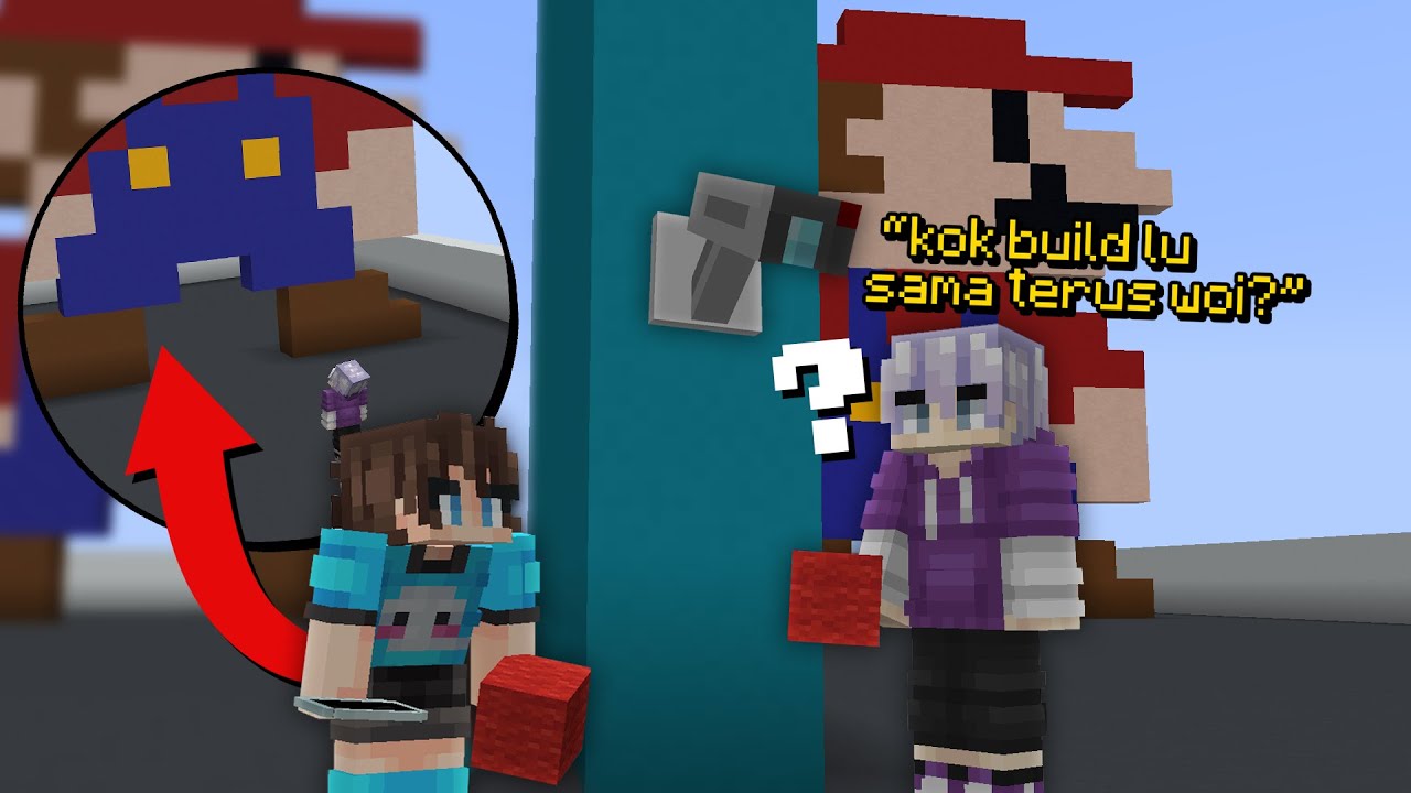 Aku PRANK Teman ku Dengan Pasang CCTV di Lomba Building Minecraft ..