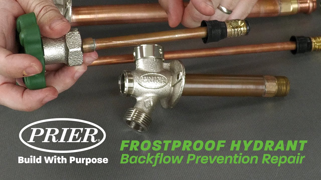 PRIER Frostproof Hydrant Backflow Prevention Repair