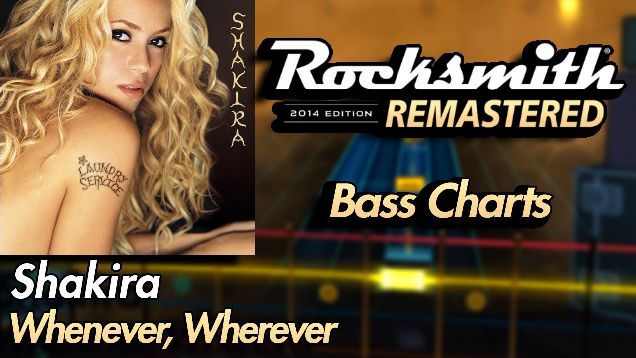 Shakira – Whenever, Wherever | Rocksmith® 2014 Edition | Bass Chart