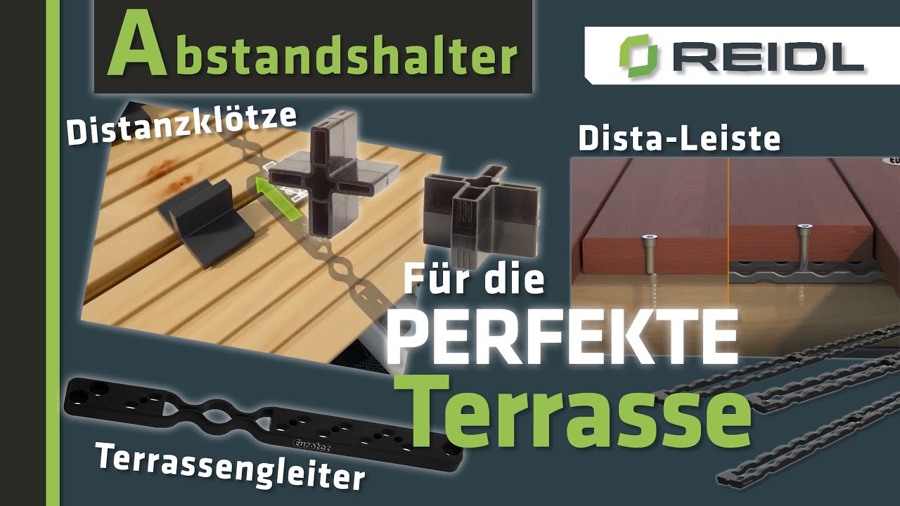 Abstandshalter für deinen DIY TERRASSENBAU! - Befestigung für Terrassendielen [GERMAN/DEUTSCH]