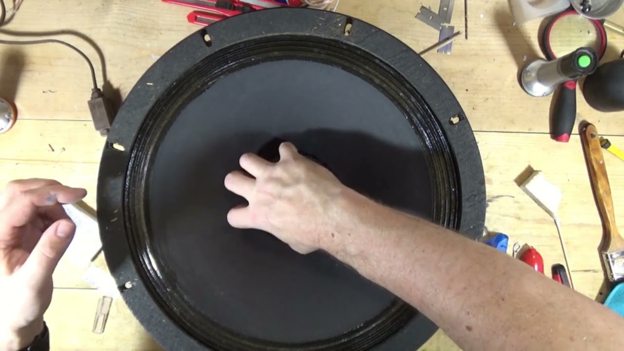 Ремонт звуковой катушки низкочастотного динамика Altec Lansing Valencia 846B