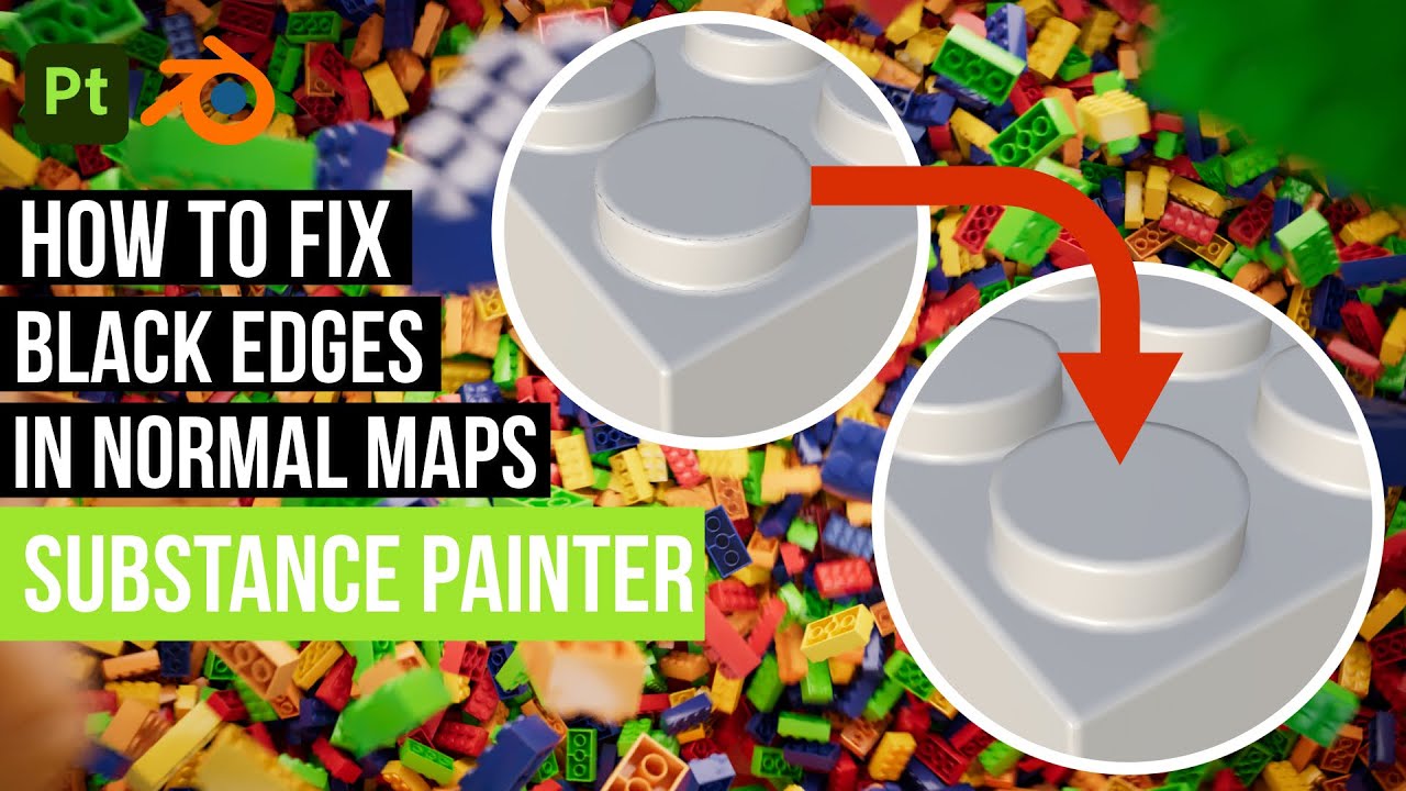 Black Edges in Normal Maps? Here’s How to Fix Them with Substance Painter and Blender