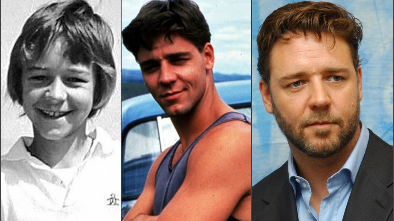Russell Crowe through the years