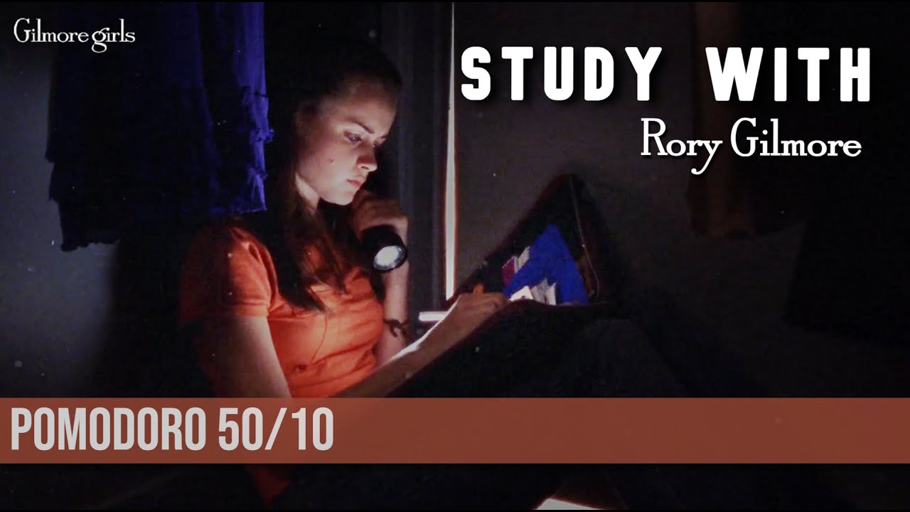 Study with Rory Gilmore 📕 Gilmore Girls 🏡 | POMODORO 50/10