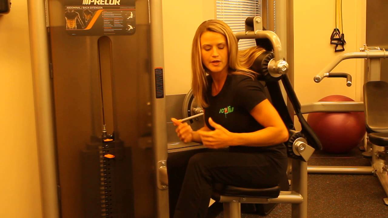 How to use the Precor Dual Abdominal / Low Back