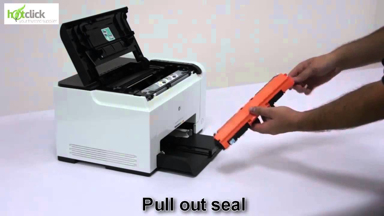 HP LaserJet 1025 Toner Cartridge Replacement - user guide CE310A,1,2,3