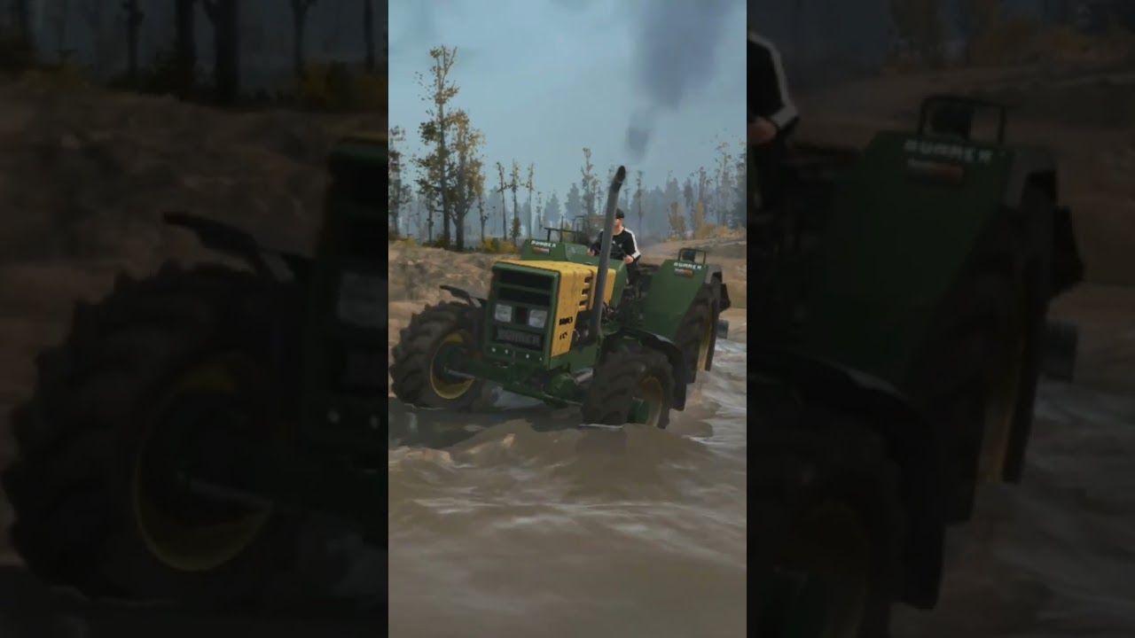 Tractor Offroad#shorts #viralshorts #youtubeshorts #spintiresmudrunner #tractor