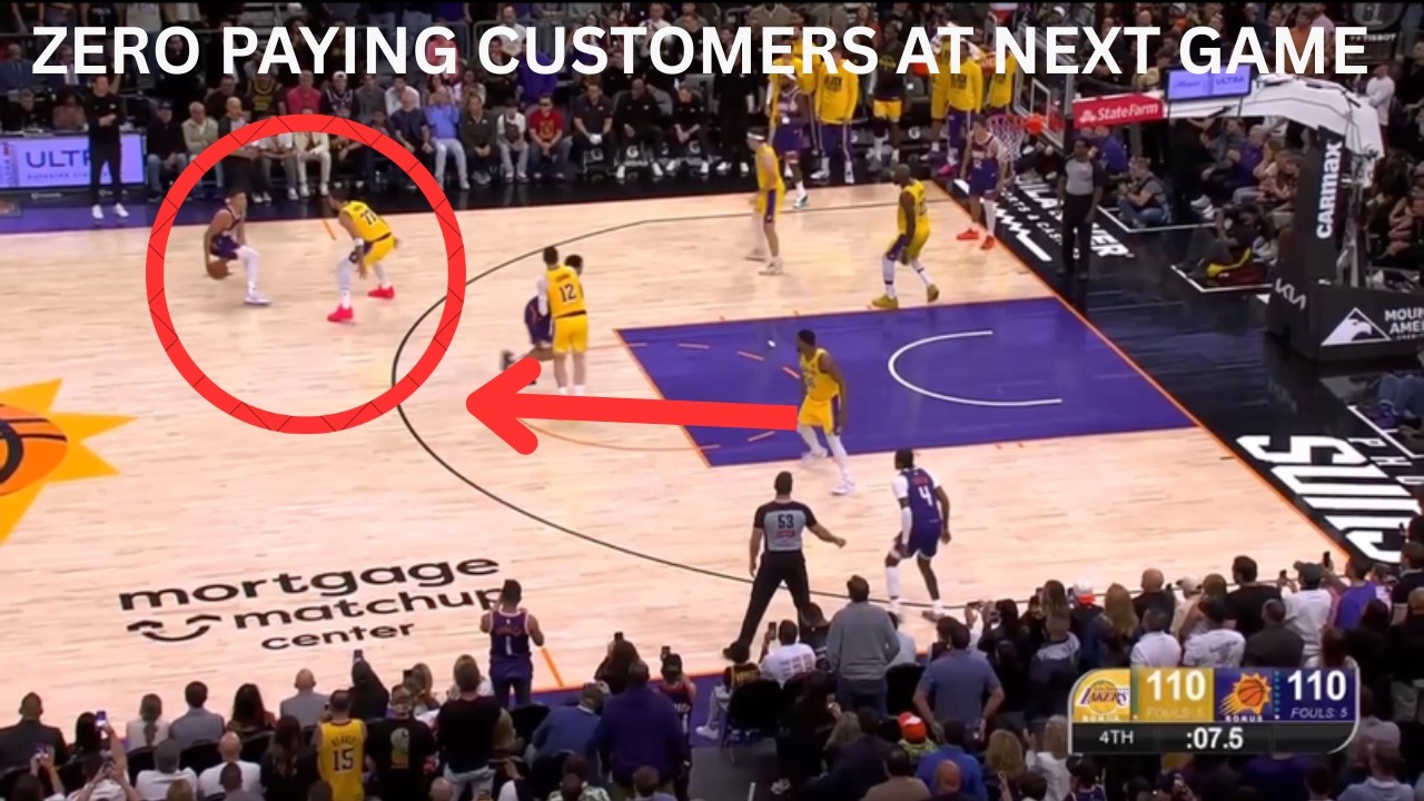 The LAKERS should have zero paying customers at their next game vs. SUNS