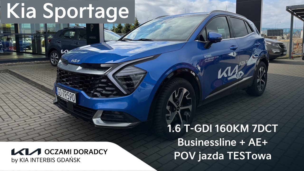 Kia Sportage [1.6 T-GDI 160KM 7DCT] POV jazda TESTowa Businessline | 4K