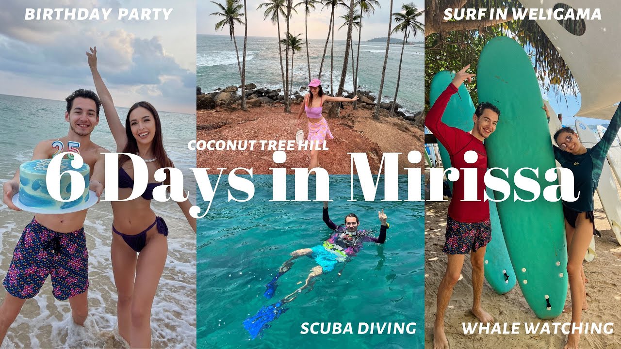 6 Days in MIRISSA, Sri Lanka |  Luxury Villas, Scuba Diving, Underwater Museum, Beaches, Brunch