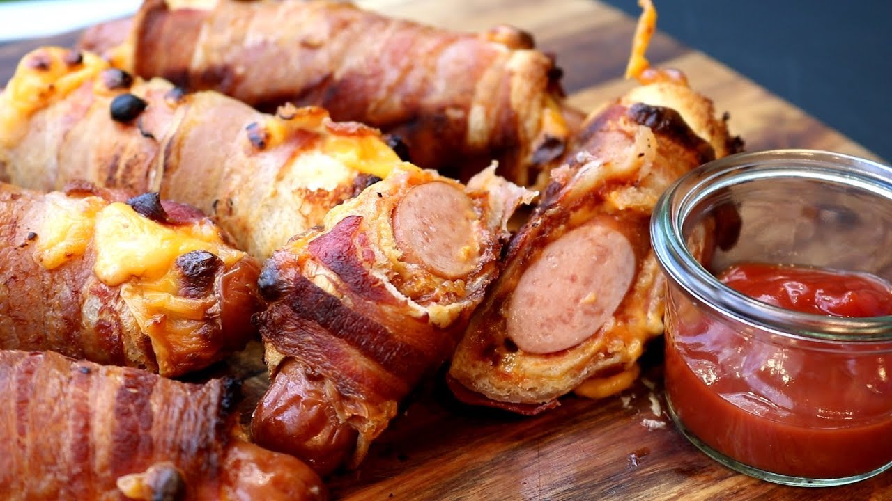 Bacon Hot Dog Roll's