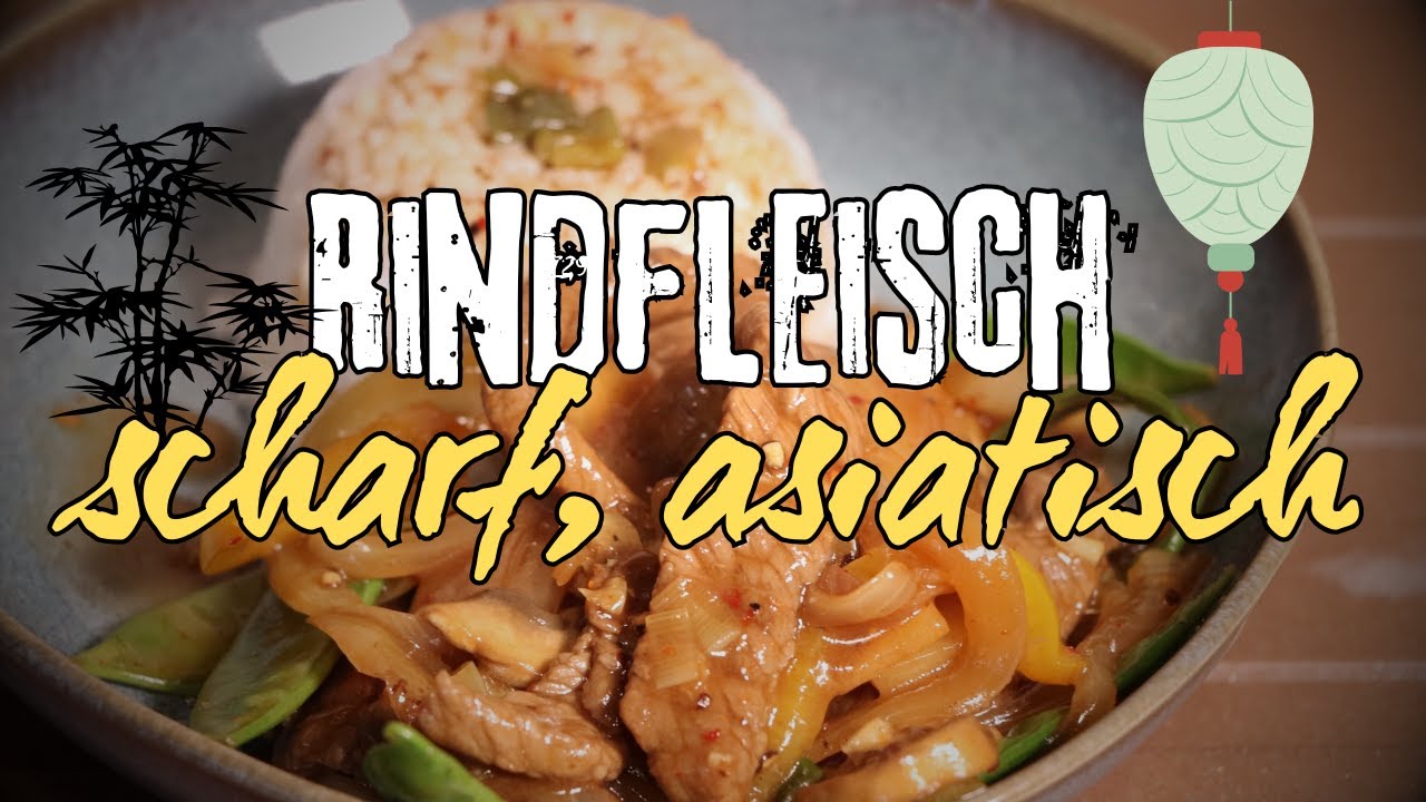 Scharfes Rindfleisch nach Asia Art