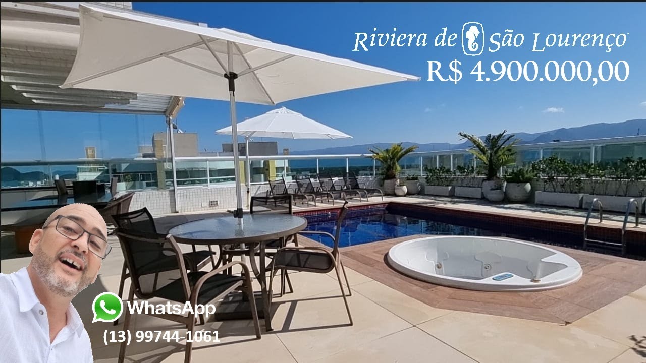 🔴Cobertura a 150 metros da praia a venda @Prates Corretor em Riviera de São Lourenço