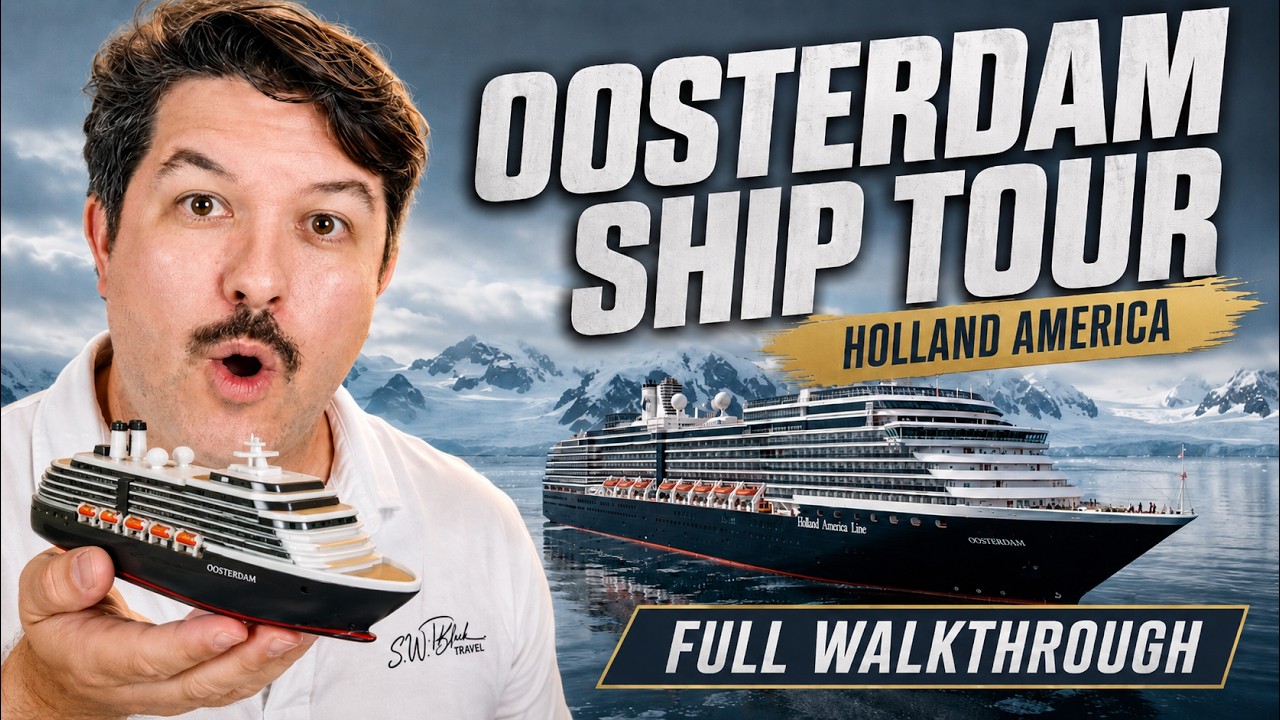 Экскурсия по круизному лайнеру Oosterdam | Полный обзор корабля в формате 4K | Holland America