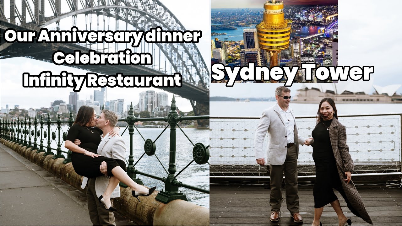 Anniversary dinner at  SYDNEY TOWER INFINITY RESTAURANT.