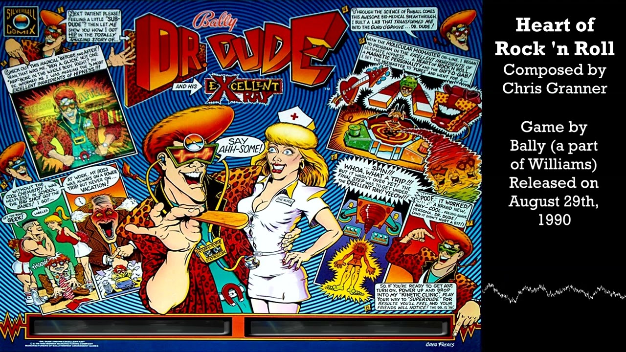 Heart of Rock 'n Roll - Dr. Dude (pinball music)