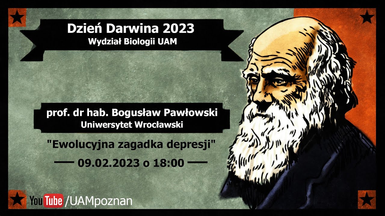 Dzień Darwina 2023 - prof. Bogusław Pawłowski 