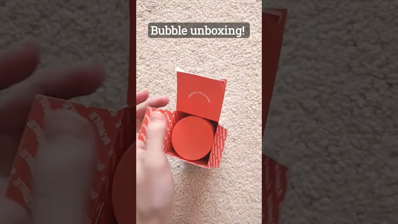 Bubble skincare unboxing! New cloud surf moisturizer 💗 #preppy #haul #skincare #fyp #shorts #bubble