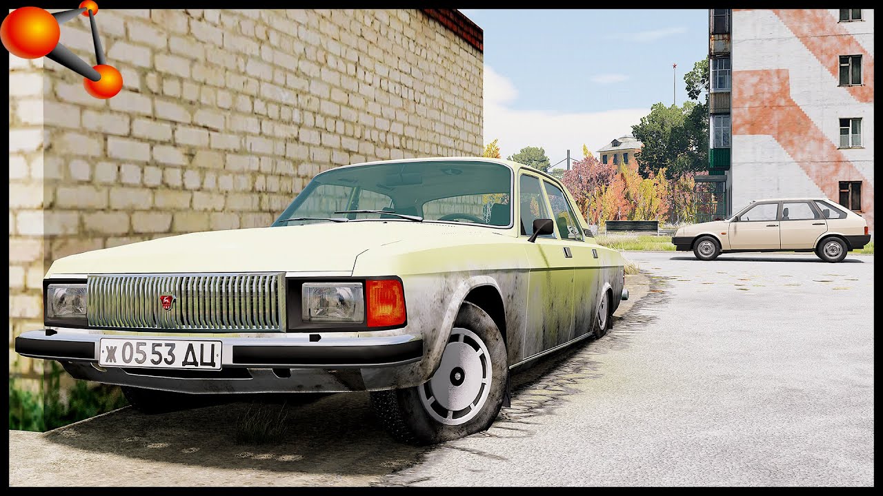 ЗАБРОШЕННАЯ Советская ВОЛГА! Восстановим? - BeamNg Drive