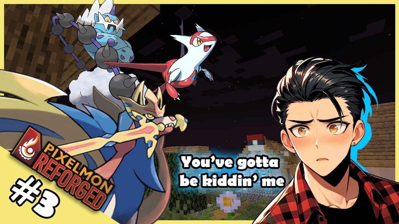 Getting trolled by Legendaries in Pixelmon.