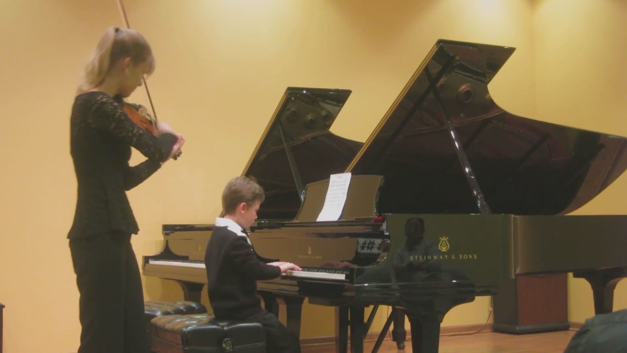 Rigaudon, LC Daquin (piano and violin)
