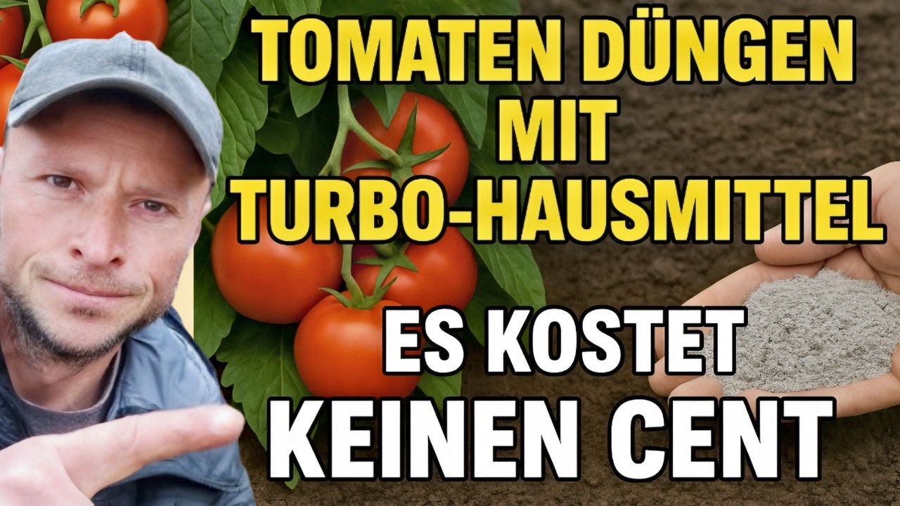 Tomaten  düngen mit Turbo-Hausmittel🍅 – es kostet keinen Cent!