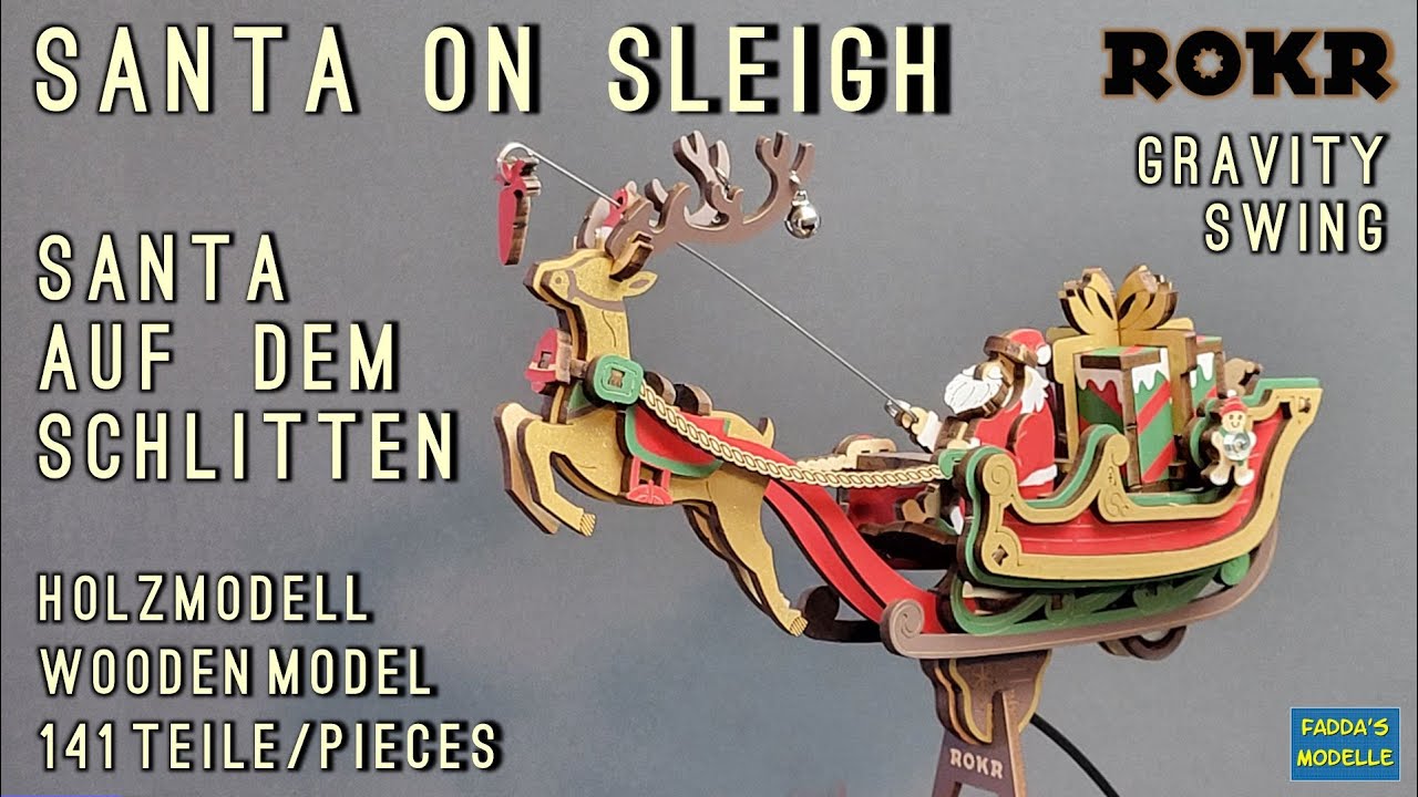 ROKR Gravity Swing - Weihnachtsmann auf dem Schlitten / Santa on Sleigh #santa #weihnachtsmann