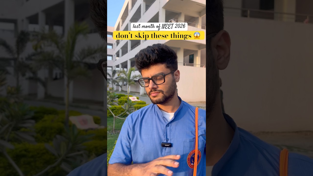 Last 30 Days NEET Strategy #neet #neet2026 #neetmotivation #aiims #medicalstudent #mbbs #doctor