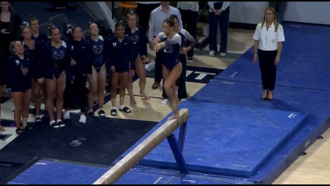 SUU @ USU - Beam 9.850 came in 2nd Career-high score & Mountain West Beam Co-Specialist of the week 