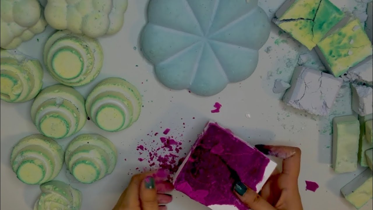 💜🩵🩵💚💚 stress relief | satisfying | relaxing | anxiety relief | chalk asmr 